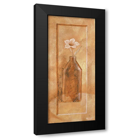 Royal brown VI Black Modern Wood Framed Art Print with Double Matting by Renee