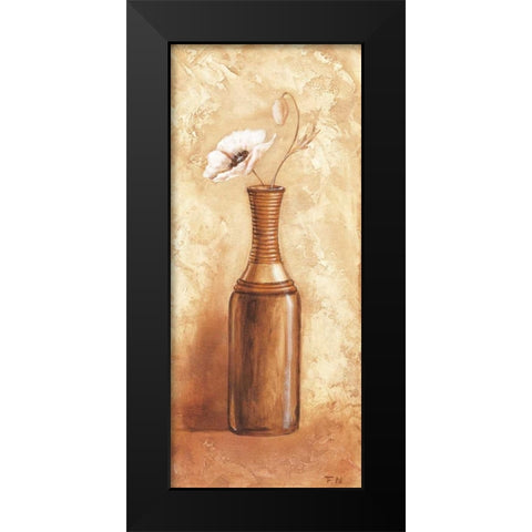 Daisy in vase I Black Modern Wood Framed Art Print by Nauts, Frans