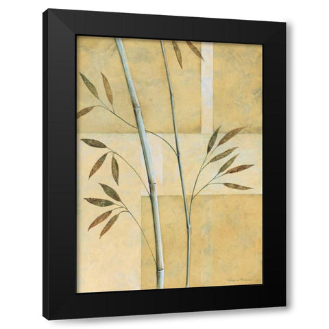 Bamboo II Black Modern Wood Framed Art Print by Prosnov, Valerie