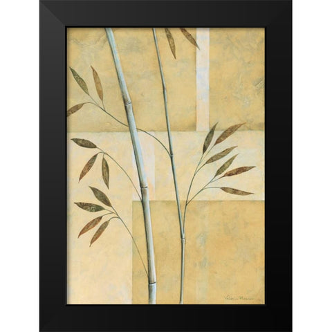 Bamboo II Black Modern Wood Framed Art Print by Prosnov, Valerie