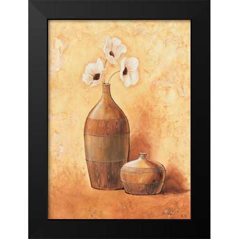 Morning Daisy II Black Modern Wood Framed Art Print by Nauts, Frans