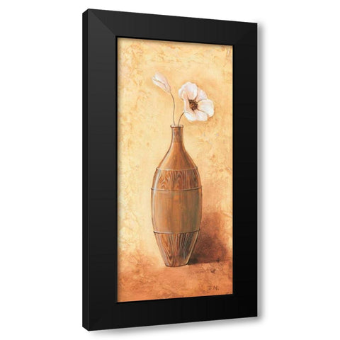 Morning Daisy III Black Modern Wood Framed Art Print with Double Matting by Nauts, Frans
