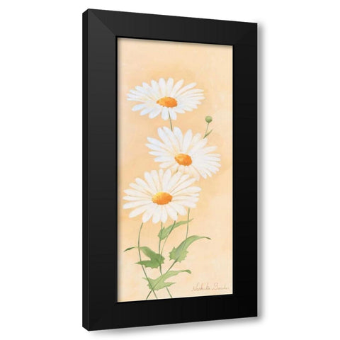 White margarite I Black Modern Wood Framed Art Print with Double Matting by Boucher, Nathalie