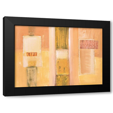 Harmony I Black Modern Wood Framed Art Print with Double Matting by Gehring, Irmtraud