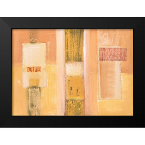 Harmony I Black Modern Wood Framed Art Print by Gehring, Irmtraud
