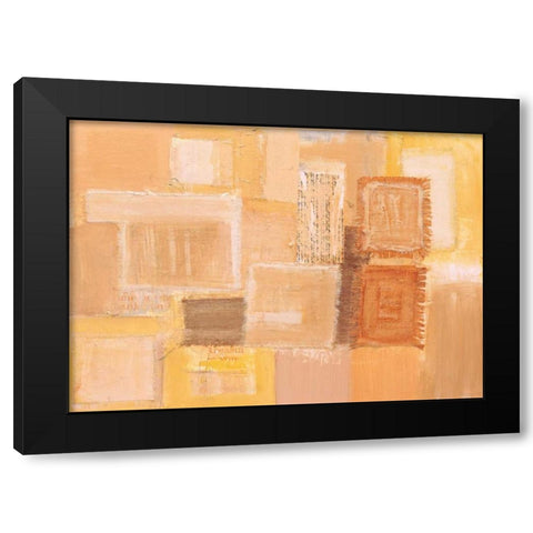 Harmony II Black Modern Wood Framed Art Print with Double Matting by Gehring, Irmtraud