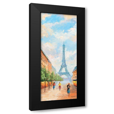 Paris VI Black Modern Wood Framed Art Print by Renee