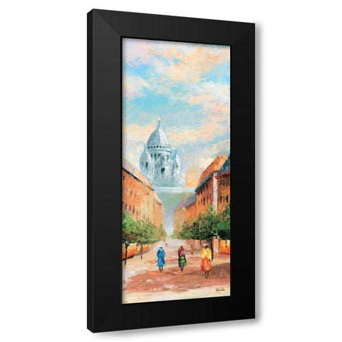 Paris VII Black Modern Wood Framed Art Print by Renee