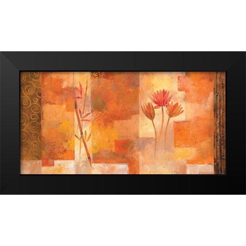 Lush floral I Black Modern Wood Framed Art Print by Boucher, Nathalie