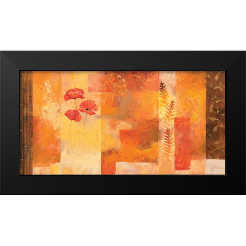 Lush floral II Black Modern Wood Framed Art Print by Boucher, Nathalie