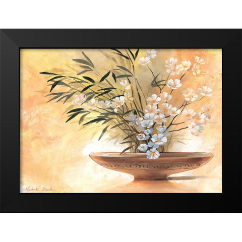 Summer bowl I Black Modern Wood Framed Art Print by Boucher, Nathalie