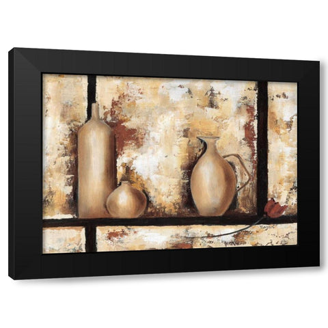 Stillife with vases I Black Modern Wood Framed Art Print by Florenti, Isa
