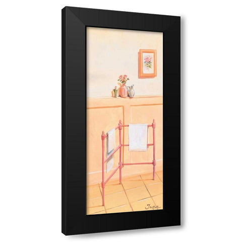 Bathroom in pink II Black Modern Wood Framed Art Print with Double Matting by Jasper