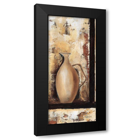 Vases III Black Modern Wood Framed Art Print with Double Matting by Florenti, Isa