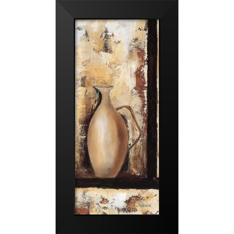 Vases III Black Modern Wood Framed Art Print by Florenti, Isa