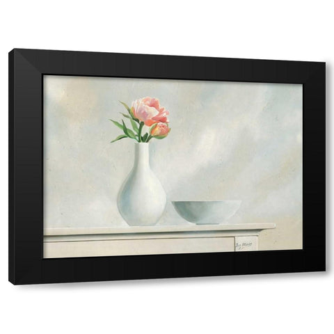 Pink Dream I Black Modern Wood Framed Art Print by Maas, Isa