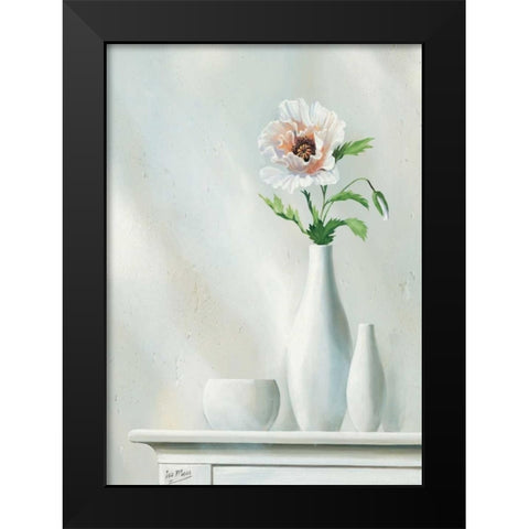Pink Dream III Black Modern Wood Framed Art Print by Maas, Isa