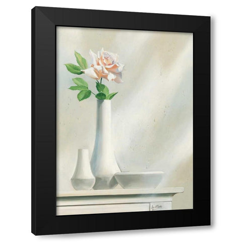 Pink Dream IV Black Modern Wood Framed Art Print by Maas, Isa