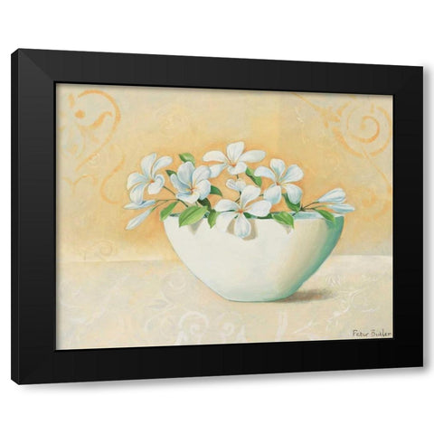 Bowl with beauties II Black Modern Wood Framed Art Print by Butler, Peter