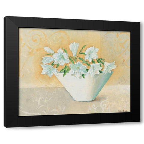 Bowl with beauties III Black Modern Wood Framed Art Print by Butler, Peter