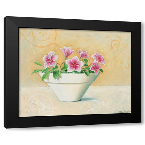 Bowl with beauties IV Black Modern Wood Framed Art Print with Double Matting by Butler, Peter