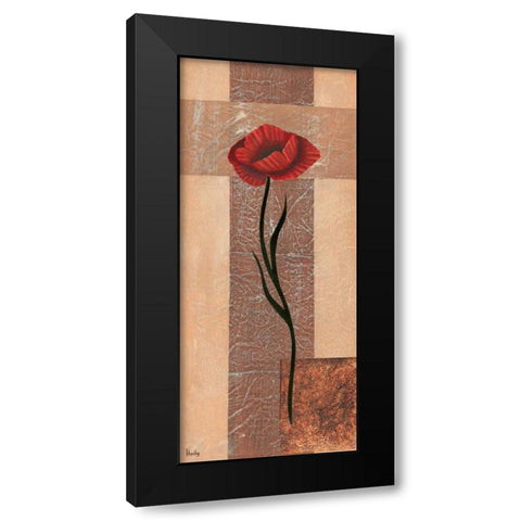 Creation I Black Modern Wood Framed Art Print by Hedy