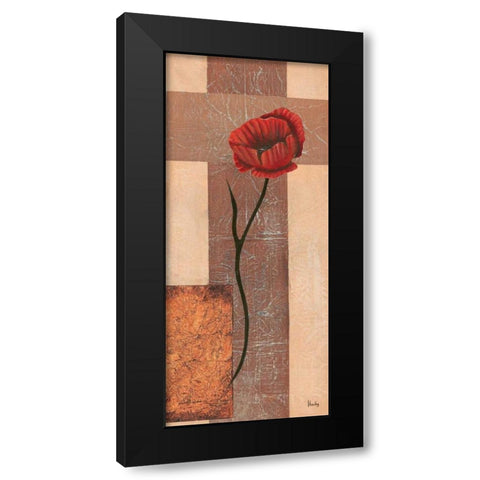 Creation III Black Modern Wood Framed Art Print with Double Matting by Hedy