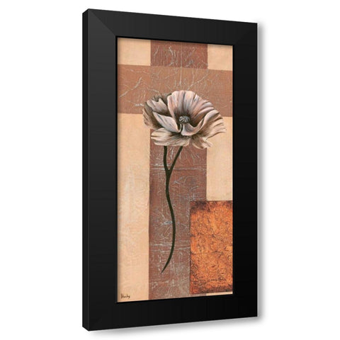 Creation IV Black Modern Wood Framed Art Print by Hedy