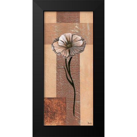 Creation VI Black Modern Wood Framed Art Print by Hedy