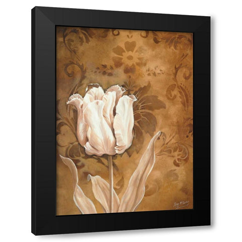 Tulip beauty I Black Modern Wood Framed Art Print by Maas, Isa