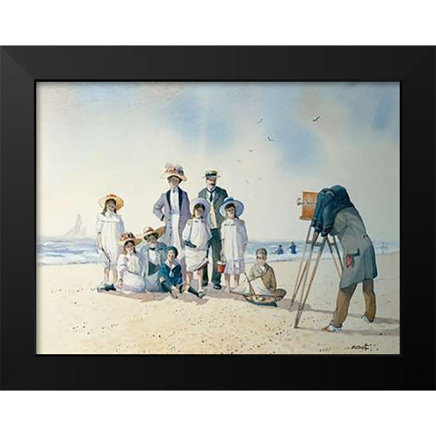 In The Picture Black Modern Wood Framed Art Print by Smith, Albert