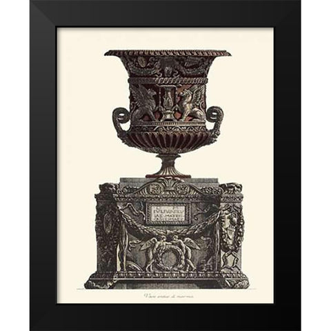 Vaso Antico I Black Modern Wood Framed Art Print by Guerra