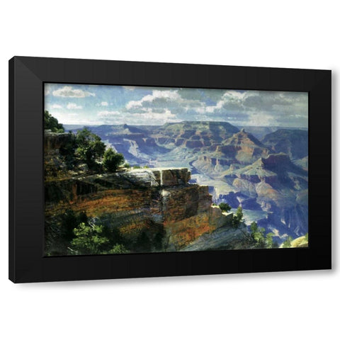 Dulcet Hues of April Black Modern Wood Framed Art Print by Walter, Martha
