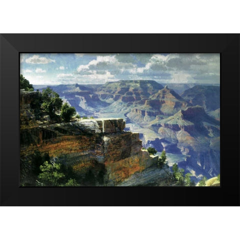 Dulcet Hues of April Black Modern Wood Framed Art Print by Walter, Martha