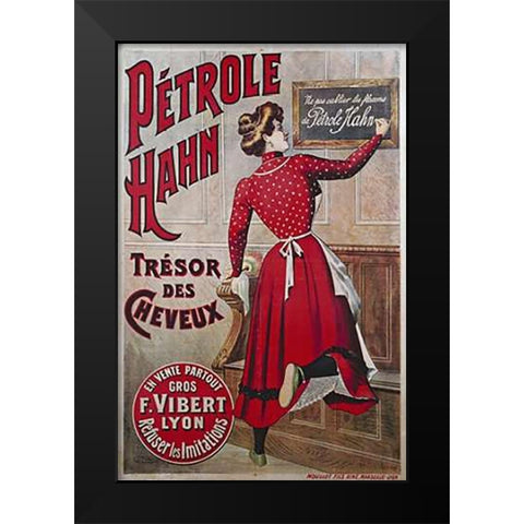 Petrole Hahn Black Modern Wood Framed Art Print by Lautrec, Boulanger