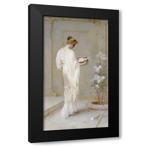Divinely Fair Black Modern Wood Framed Art Print with Double Matting by Schafer, Henry Thomas