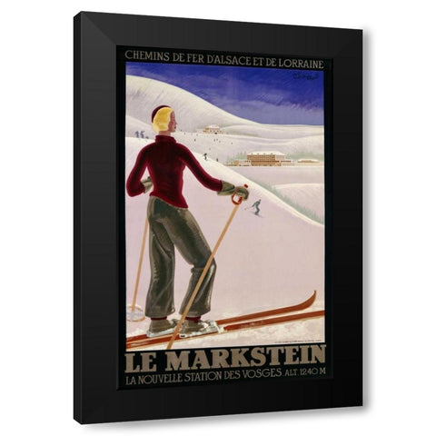 Le Markstein Black Modern Wood Framed Art Print by Unknown