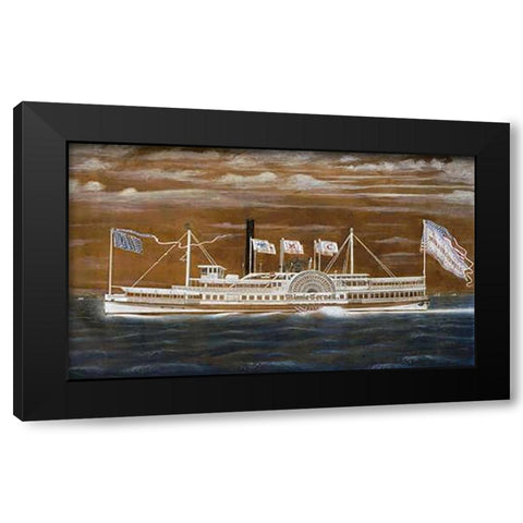 The Minnie Cornell Black Modern Wood Framed Art Print by Bard, James