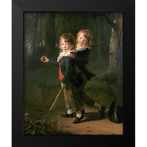 The Masters Foster Black Modern Wood Framed Art Print by Danloux, Henri Pierre