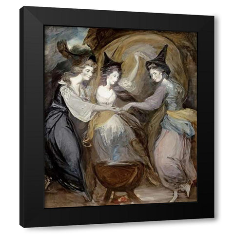 Duchess of Devonshire Black Modern Wood Framed Art Print by Gardner, Daniel