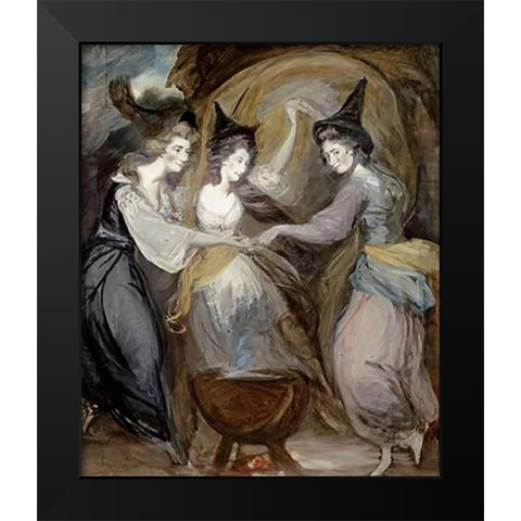 Duchess of Devonshire Black Modern Wood Framed Art Print by Gardner, Daniel