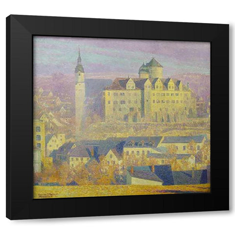 Zschopau Black Modern Wood Framed Art Print by Palmie, Charles