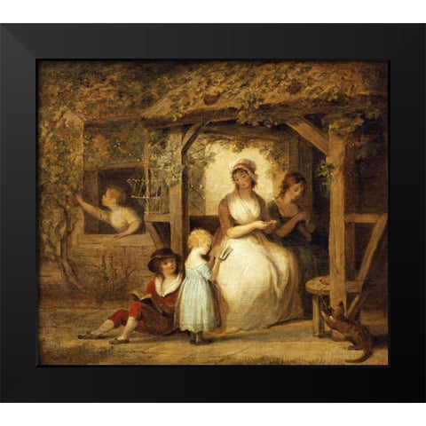 After School Black Modern Wood Framed Art Print by Spilsbury, Maria