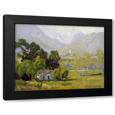Canyon Near Ojai Black Modern Wood Framed Art Print by Wachtel, Elmer