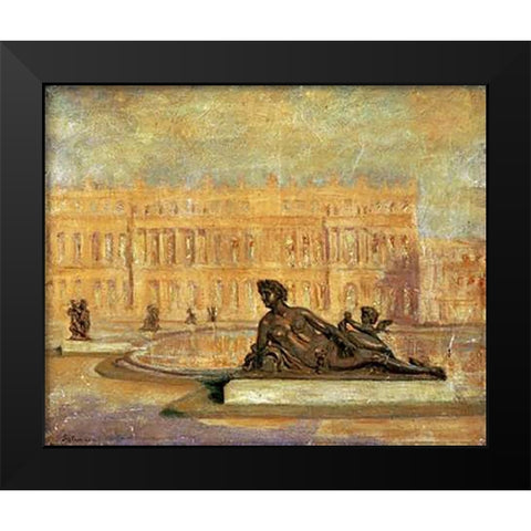Le Parterre DEau Du Midi Versailles Black Modern Wood Framed Art Print by Altamura, Jean