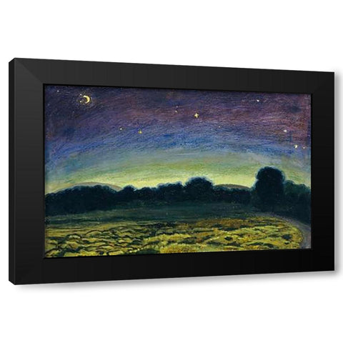 Dawn Black Modern Wood Framed Art Print with Double Matting by Atl, Dr