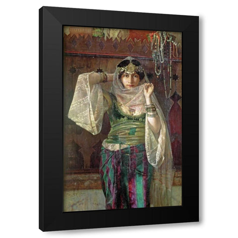 The Queen of The Harem Black Modern Wood Framed Art Print with Double Matting by Bredt, Ferdinand Max