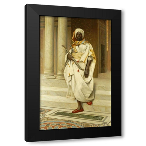 The Emir Black Modern Wood Framed Art Print with Double Matting by Deutsch, Ludwig