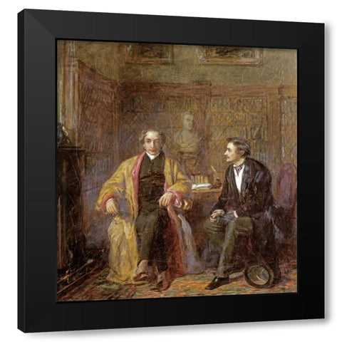 Hope Black Modern Wood Framed Art Print by Frith, William Powell