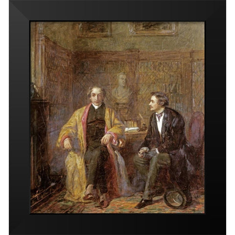 Hope Black Modern Wood Framed Art Print by Frith, William Powell